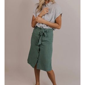 Roolee buttondown skirt